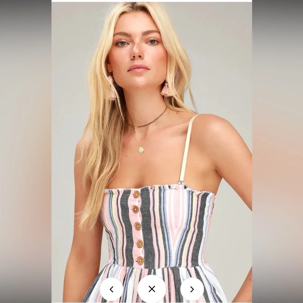 Free People Lilah Strapless Midi Slip Dress Option to add straps. - Picture 3 of 10